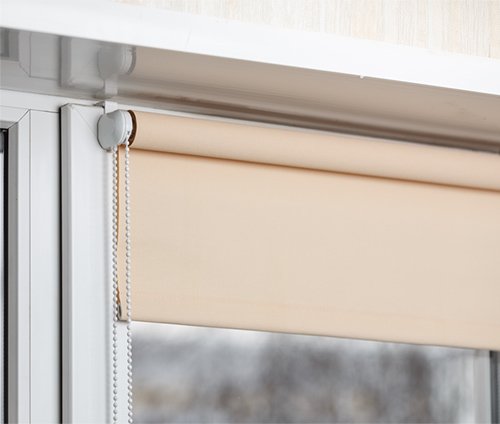 Blackout blinds fabric close-up
